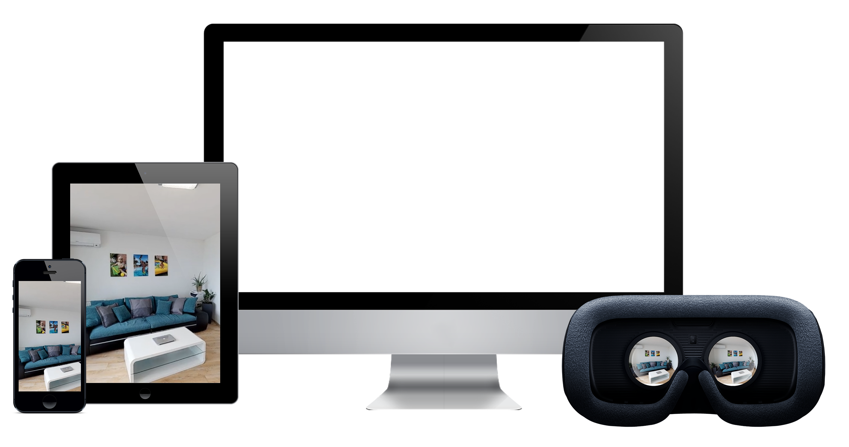 monitor-tablet-telefón-byt-virtuálna prehliadka-3D-matterport-panora