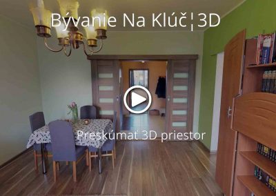 BývanieNaKlúč.sk ¦ 3D prehliadka