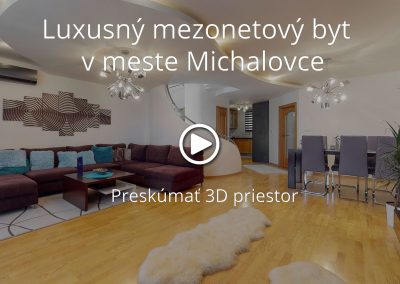 Luxusný mezonetový byt v meste Michalovce